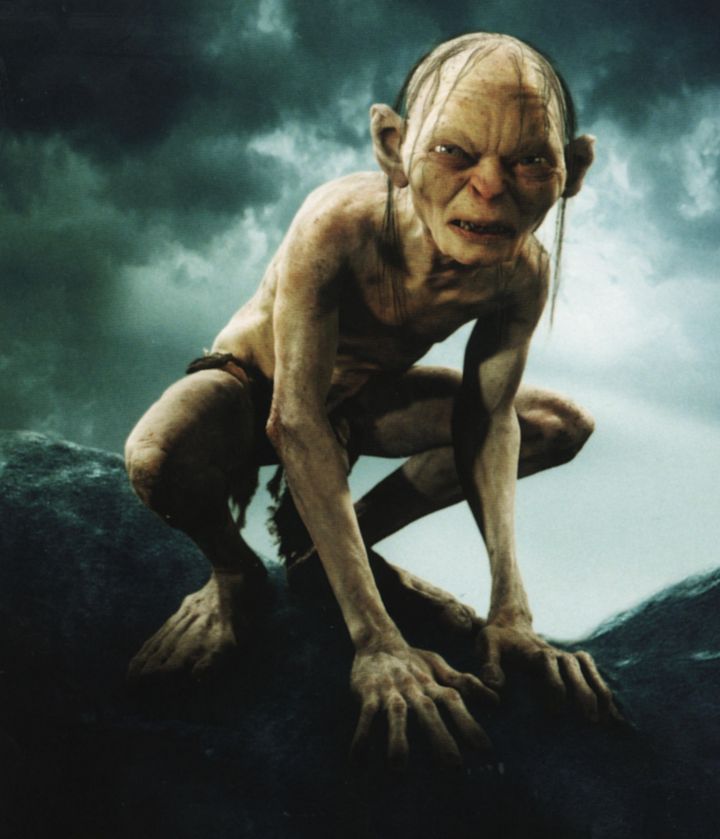 Gollum as portrayed in 2003's Lord Of The Rings: The Return Of The King