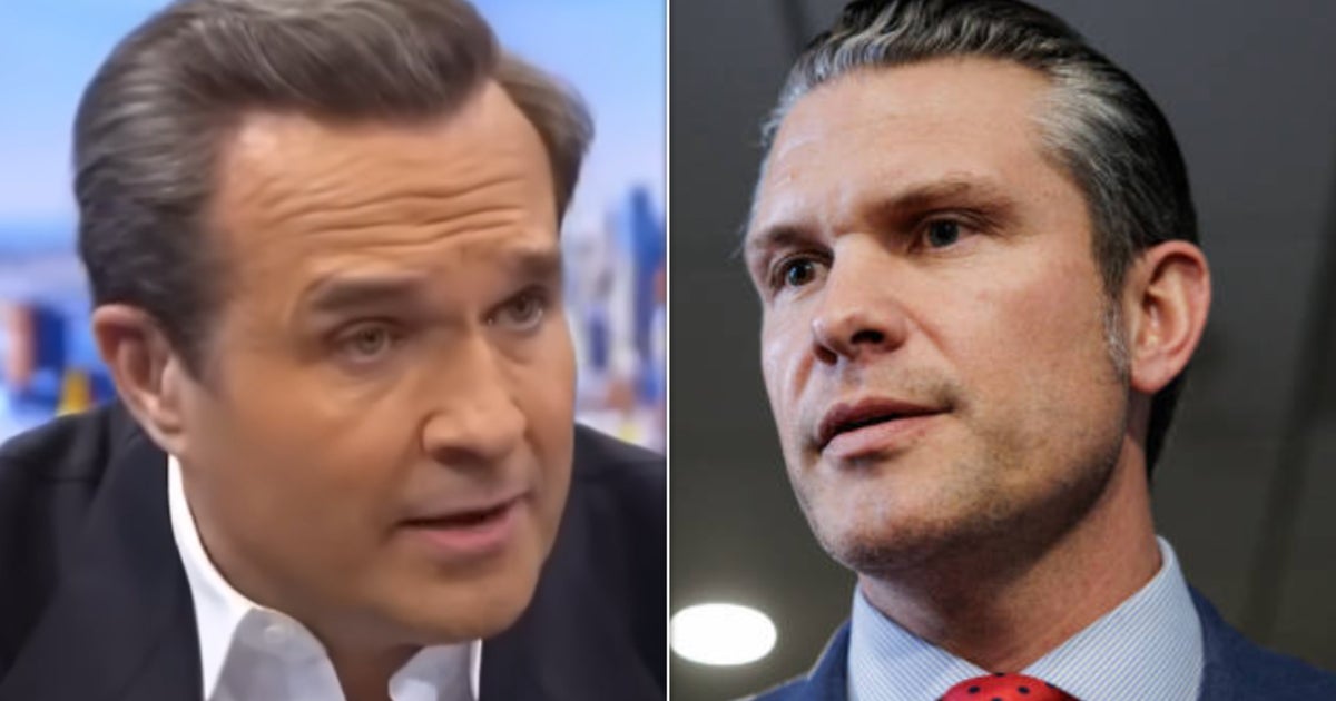 NextImg:Newsmax Host Says Pete Hegseth Is 'Blackmailable' With 'Serious Baggage'