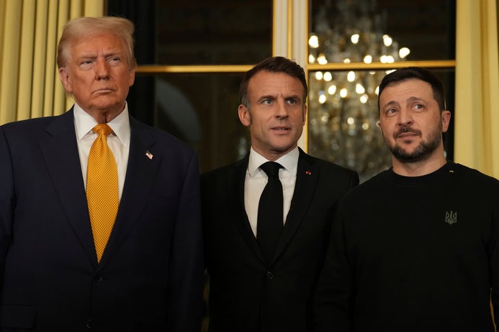 Trump And Macron Meet With Zelenskyy In Paris Forward Of Notre Dame Reopening Trump And Macron Meet With Zelenskyy In Paris Forward Of Notre Dame Reopening