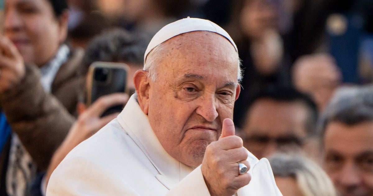 NextImg:Pope Francis Unveils Christmas Nativity With Baby Jesus Atop A Keffiyeh