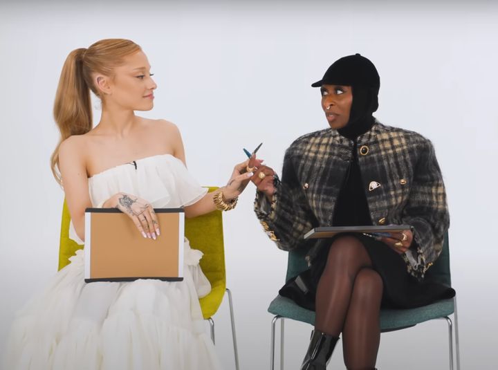 Ariana Grande and Cynthia Erivo recreate their viral moment