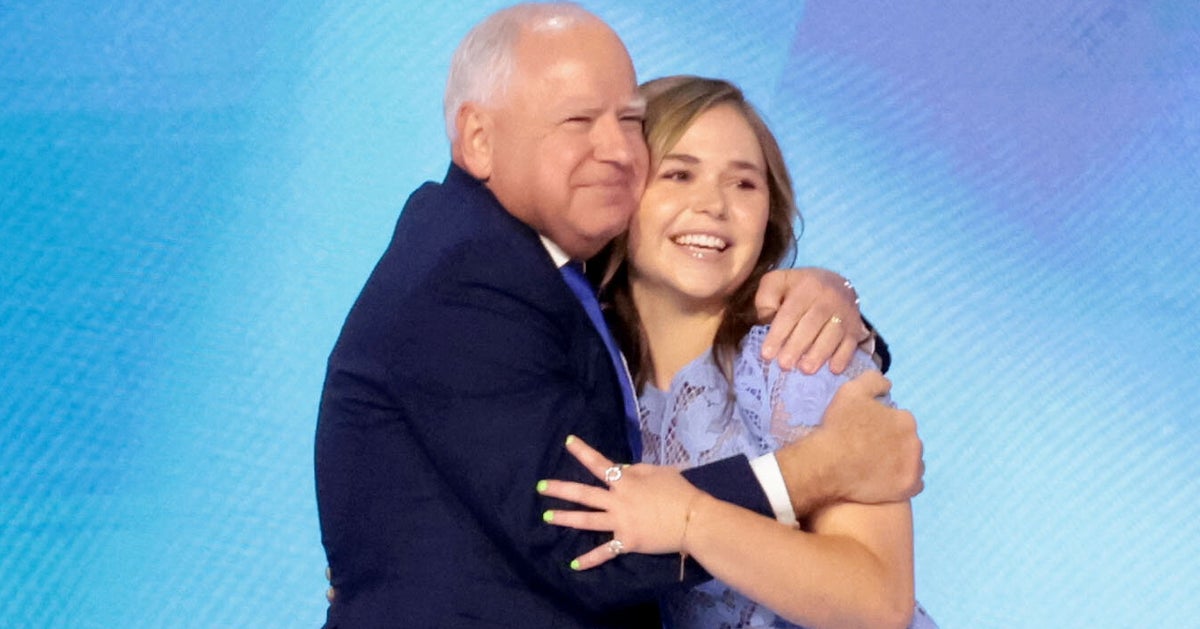 NextImg:Tim Walz's Daughter Reveals Her Joe Rogan Test With Guys She Meets Online