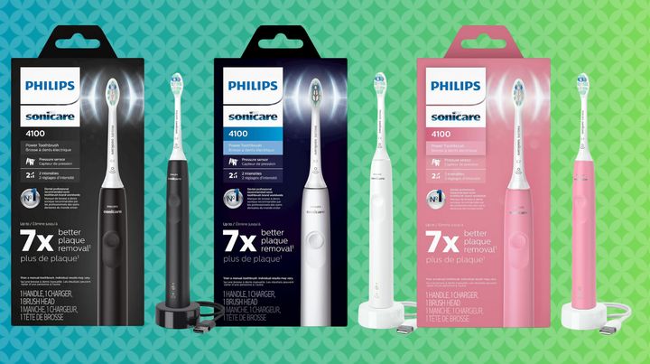 The Philips Sonicare 4100 is up to 50% off after clipping the on-page coupon.