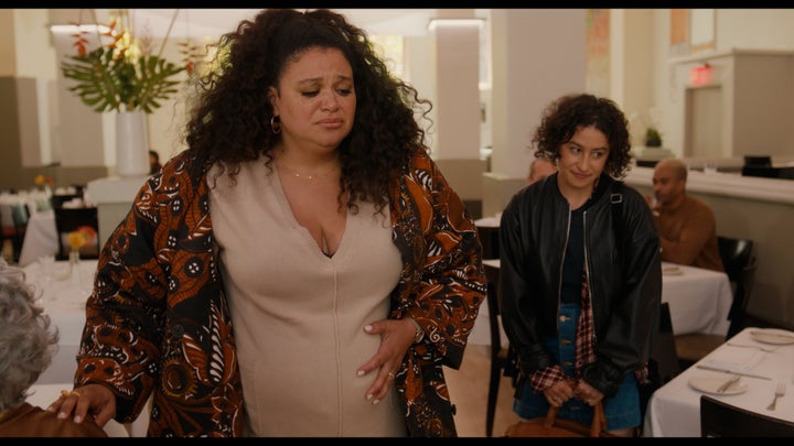 Michelle Buteau and Ilana Glazer in a scene from "Babes"