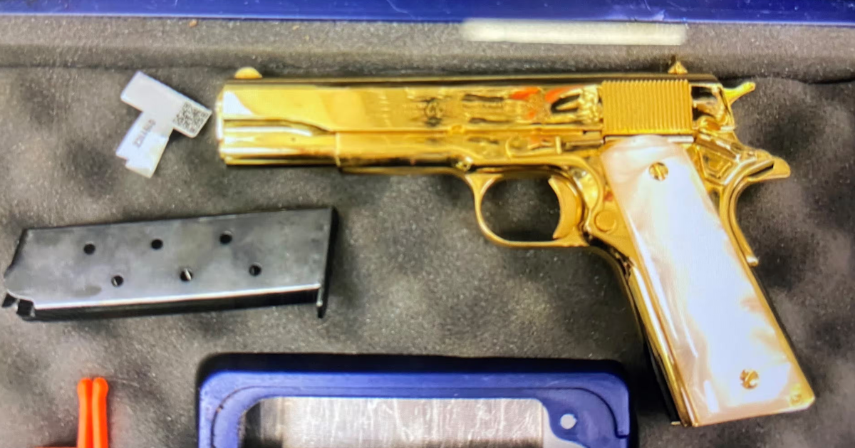 Australia Sentences American Woman Who Brought Gold-Plated Gun To Airport