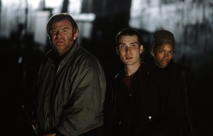 Brendan Gleeson, Cillian Murphy and Naomie Harris in 28 Days Later