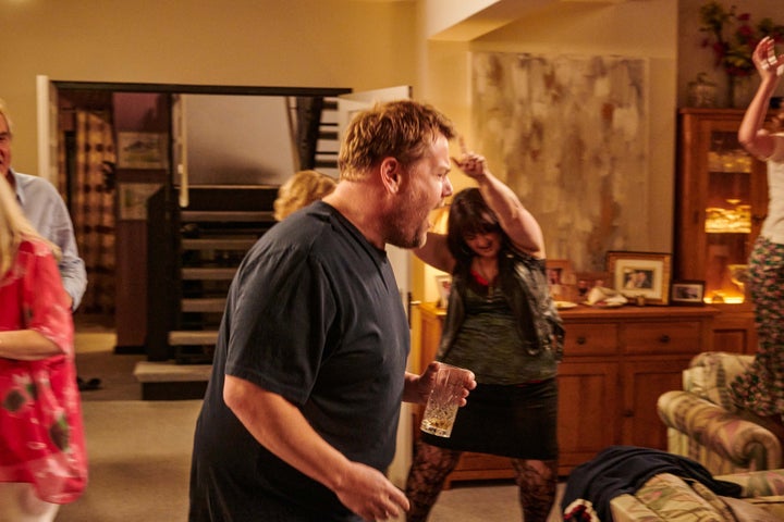 James Corden in a newly-released photo from the Gavin & Stacey finale