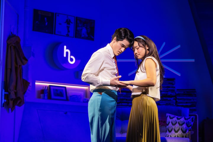 (Left to right) Darren Criss and Helen J. Shen in "Maybe Happy Ending."