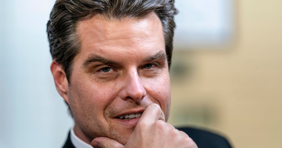 Matt Gaetz Is Heading To One America News And, Yes, There's Mockery