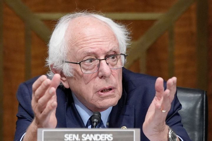 Sen. Bernie Sanders (I-Vt.) speaks during a Senate health, education, labor and pensions committee meeting on Capitol Hill, Sept. 19.