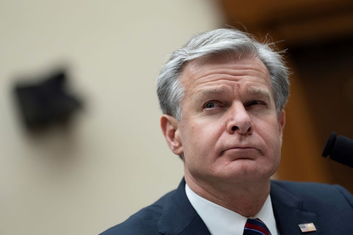 FBI Director Christopher Wray appears before the House Judiciary Committee on Capitol Hill on July 24, 2024.