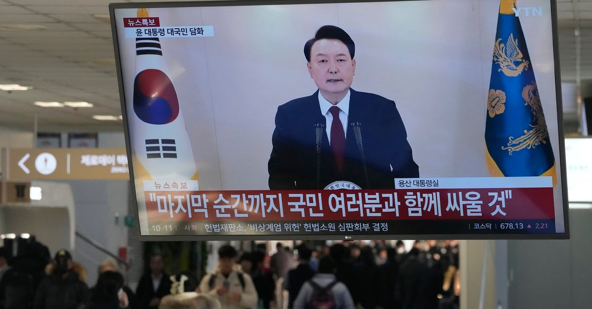 NextImg:South Korean President Says Martial Law Was An Act Of Governance And Denies Rebellion Charges