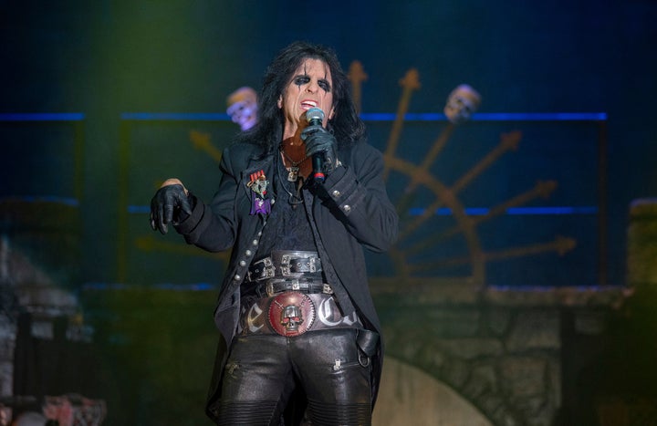 Ο Alice Cooper επί σκηνής, 2021, Ατλάντα (Photo by Paul R. Giunta/Invision/AP)