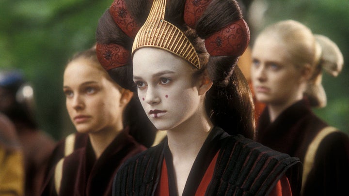 Keira Knightley appeared in the first of the Star Wars prequel films