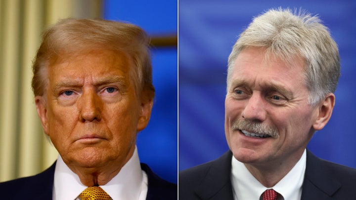 Donald Trump and Dmitry Peskov