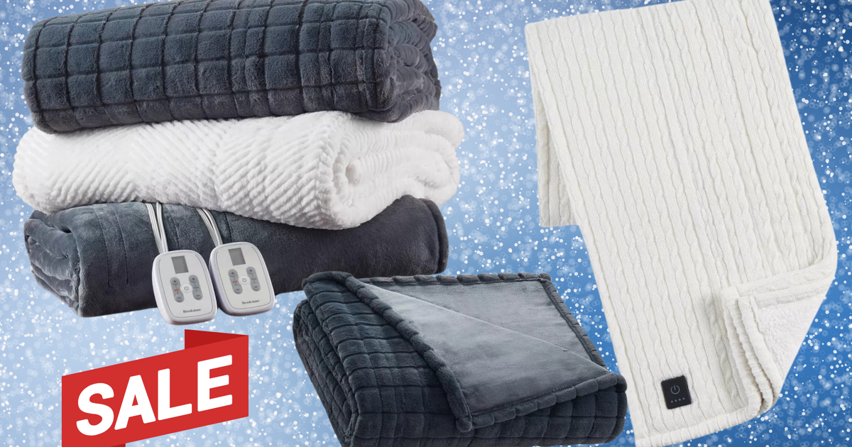 Brookstone’s Cozy Heated Blankets Are 40% Off At Target