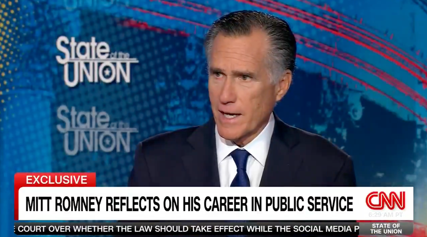 Mitt Romney on CNN's "State of the Union"