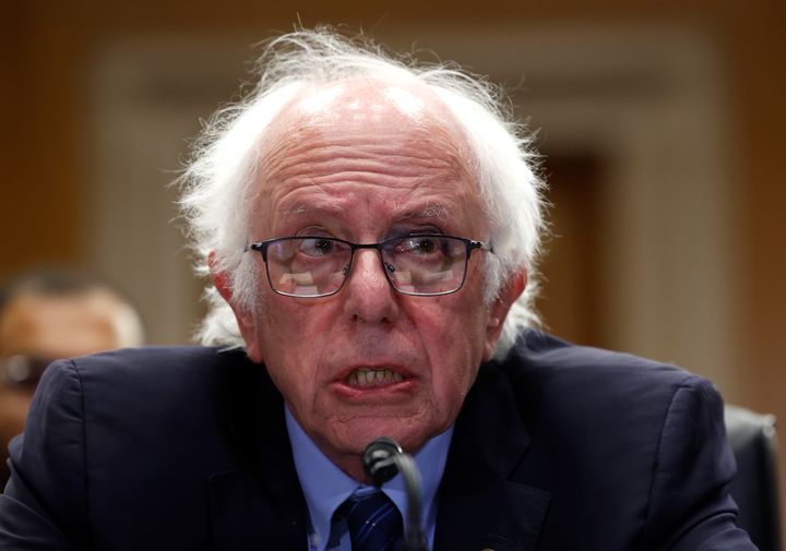 Sen. Bernie Sanders (I-Vt.) in Washington, D.C., on Sept. 17, 2024. In a Sunday interview, he questioned the precedent set by President Biden pardoning his son earlier this month.