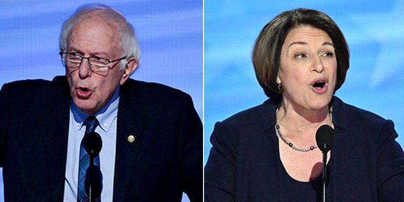 sanders/klobuchar