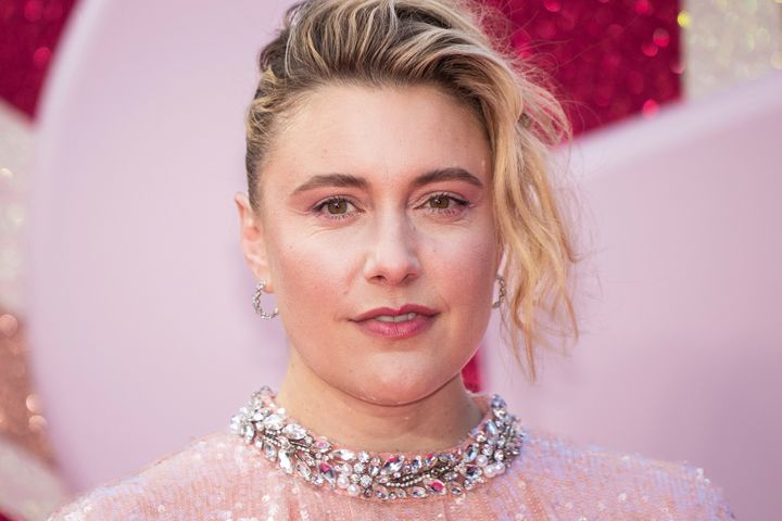 Greta Gerwig at the London premiere of Barbie last year