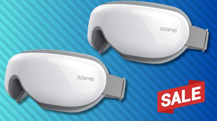 The Renpho heated eye mask massager is on deep sale right now. Grab it before the coupon disappears.