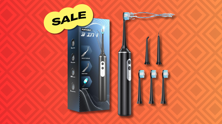 This two-in-one toothbrush water flosser is great value. Nab it while the coupon is still live.