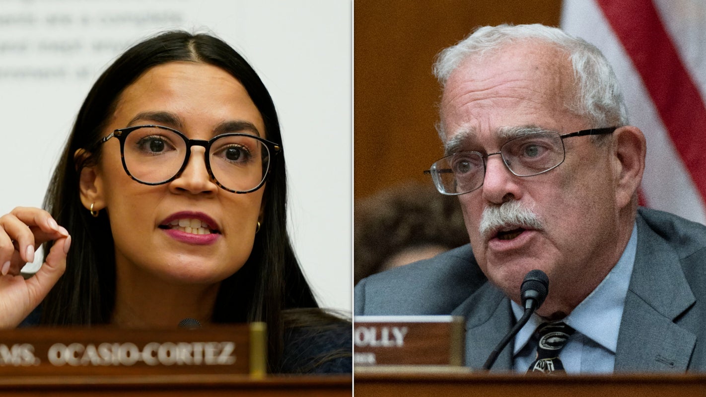 Rep. Alexandria Ocasio-Cortez and Rep. Gerald Connolly