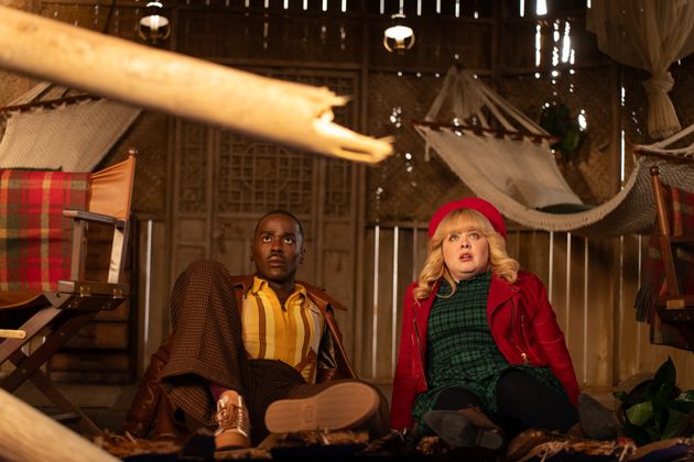 Ncuti Gatwa and Nicola Coughlan in the new Christmas special of Doctor Who