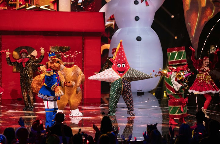 Nutcracker, Turkey Crown, Star and Cracker are the four new additions to the Masked Singer UK universe