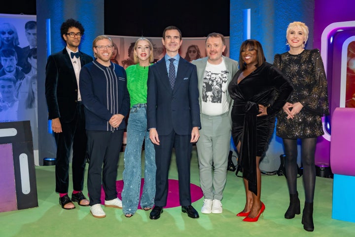 Jimmy Carr welcomes a host of guests for Channel 4's annual Big Fat Quiz Of The Year