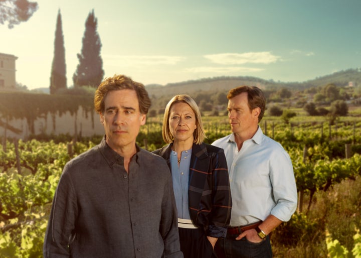 Stephen Mangan, Nicola Walker and Toby Stephens in The Split: Barcelona