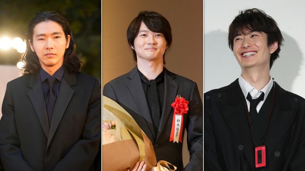 左から柄本佑さん、神木隆之介さん、岡田将生さん