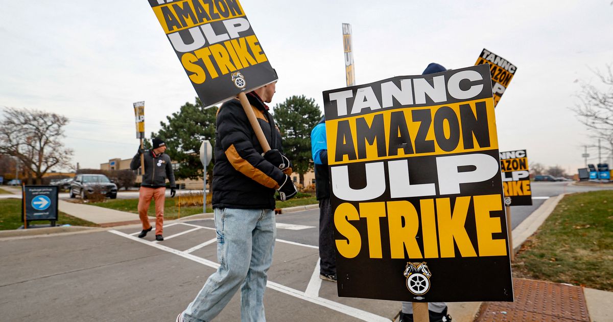 Amazon Drivers Go On Strike At Seven Hubs: Teamsters