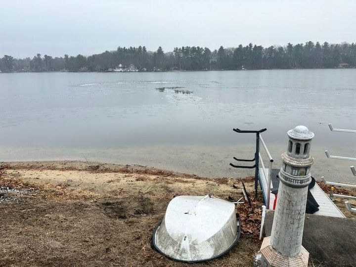 高齢の猫ティキがさまよっていたナブナセット湖