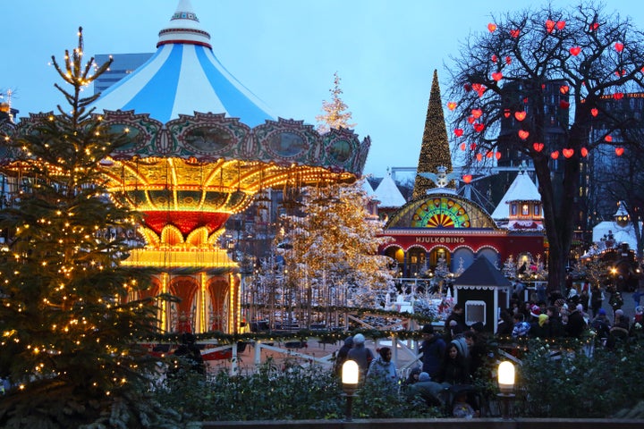 Within a historic amusement park, find a festive winter village with rides, shopping and more.