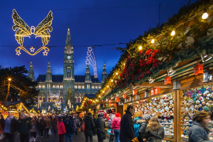 Flocks of people head to Vienna's Viennese Christmas Market every season.