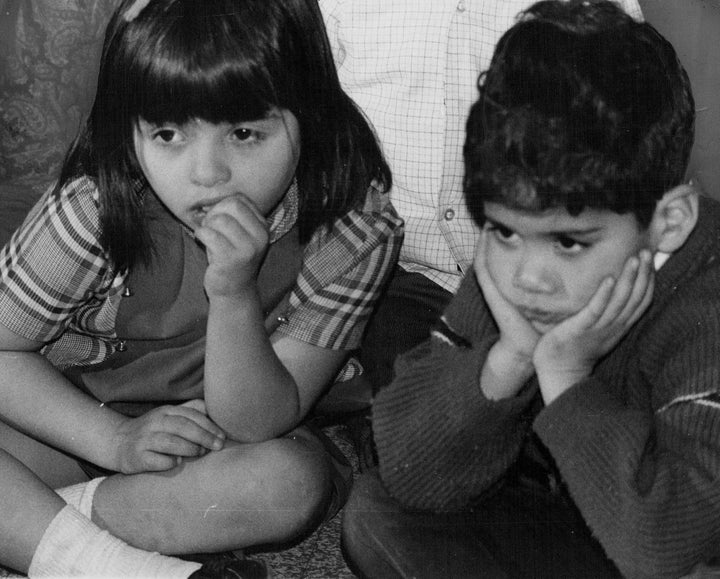 At the Margery Reed Mayo Center in Colorado, Roberta Jaramillo and Chris Solano seem glued to the television for "Sesame Street" during its early seasons.