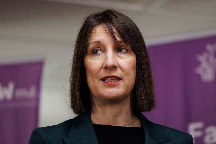 Britain's Chancellor of the Exchequer Rachel Reeves visits Maidstone Hospital in Maidstone, England, Tuesday Dec. 10, 2024. (Dan Kitwood/Pool via AP)