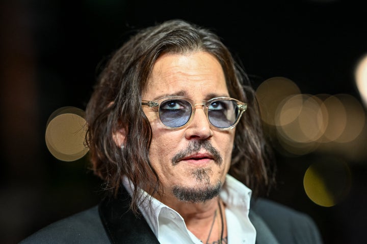 Johnny Depp attends the closing ceremony of the Red Sea Film Festival on Dec. 12 in Jeddah, Saudi Arabia.