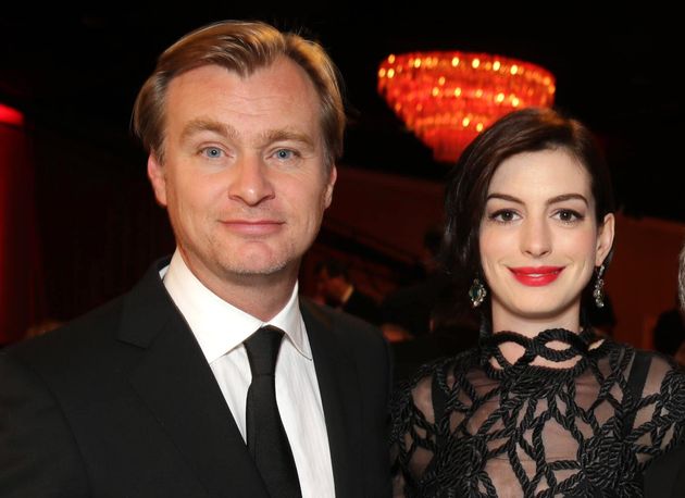 Christopher Nolan and Anne Hathaway