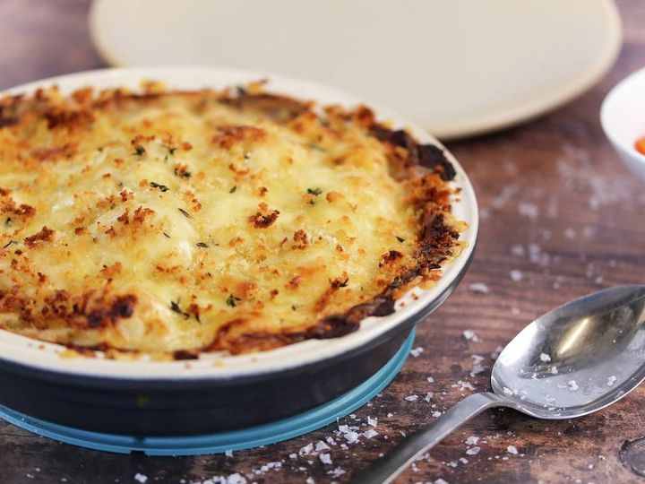 Cauliflower cheese made by Gordon Ramsey