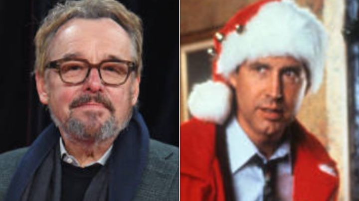 Chris Columbus (left) never did direct Chevy Chase in 1989's "National Lampoon's Christmas Vacation." (Chase is pictured in the film.)