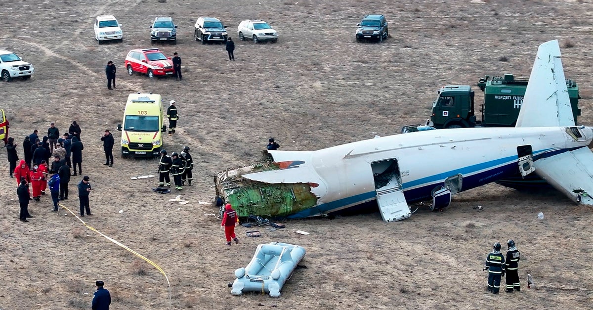 NextImg:Aviation Experts Say Russia's Air Defense Fire Likely Caused Azerbaijan Plane Crash