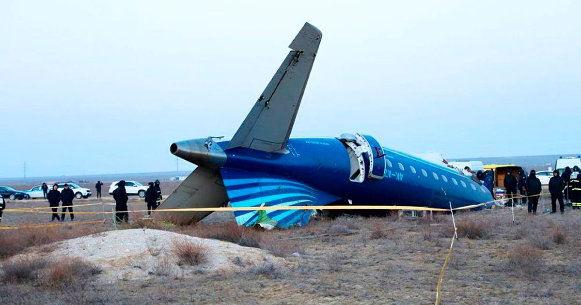 Azerbaijan Airlines Blames 'Physical And Technical Interference' For Plane Crash