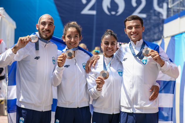 Πέτρος Γκαϊδατζής, Αντώνης Παπακωνσταντίνου, Ζωή Φίτσιου και Μιλένα Κοντού.