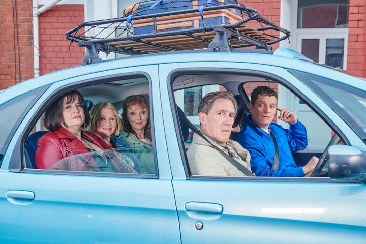 The cast of Gavin & Stacey in this year's Christmas Day episode