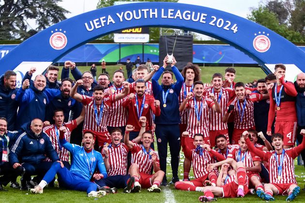 Η ομάδα Κ19 του Ολυμπιακού κατέκτησε το UEFA Youth League για την σεζόν 2023-24.