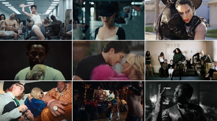 A selection of 2024's most talked-about music videos