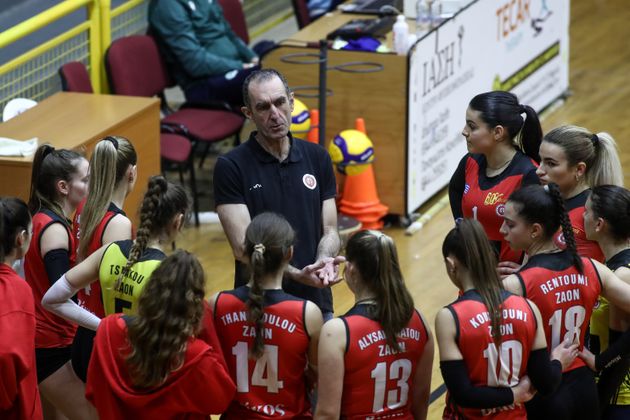 VOLLEY LEAGUE ΓΥΝΑΙΚΩΝ 2022-2023 / ΠΑΟ - ΖΑΟΝ. (ΘΑΝΑΣΗΣ ΔΗΜΟΠΟΥΛΟΣ / EUROKINISSI)