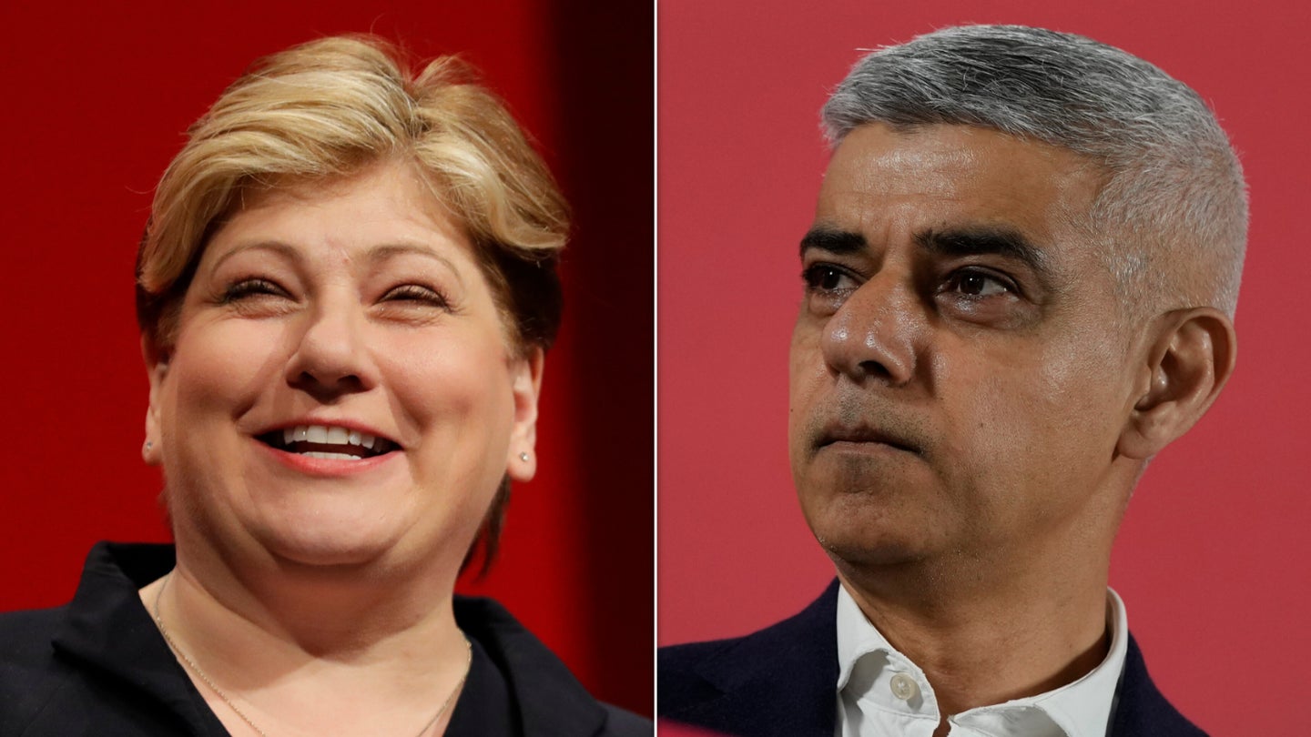 Sadiq Khan And Emily Thornberry Make The New Year Honours List ...
